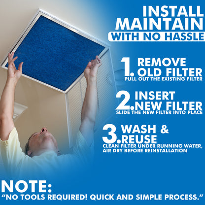 EverFilter 1" Reusable Frame w/ Washable MERV 6 Air Filter Media (1-Ct) image 6